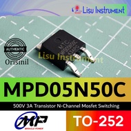 MPD05N50C 500V 3A Transistor N-Channel Mosfet SMD 05N50C TO-252 MIRACLE POWER Original