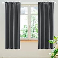 JADE POKE Fireproof Room Darkening Curtains for Laboratory Library Internet Cafe - Rod Pocket Flame 