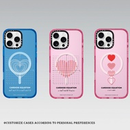 CASETiY The Equation of Love Magnetic Pink Fizz Case For iPhone 16 16Pro 11 12 13 14 15 Plus Pro Max