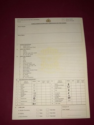 Stiker Kertas gesek nomor rangka dan mesin resmi cek fisik kendaraan samsat termurah