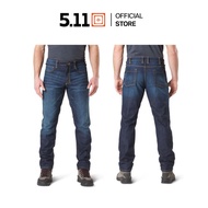 5.11 Tactical-Defender-Flex Slim Jean Men's Jeans Long Pants Fit Style Indigo Washed Denim Fabric Of