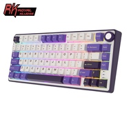 New RK ROYAL KLUDGE RKR75 Gasket Wired Mechanical Keyboard