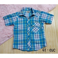 western frontier blue kids polo for 4 years old thrifted from ukay us bale