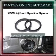 Speaker Spacer Universal 2 PCS 6.5" Speaker Mat Cover Adapter Speaker Spacer Mount Plastic cover Bla