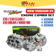 TAIKOM Racing EX5 Dream Class Kriss 100 Engine Combo set V2 V3 New Version 60mm 62mm 65mm Block Head