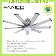 FANCO E-Lite DC Ceiling Fan 48/52/60/72inch LED Light Kit