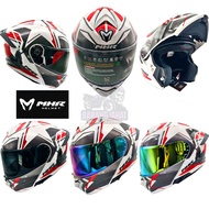Helmet MHR GTZ Full Face Flip Up Double Visor FU935 Helmet FF935SV M L XL Visor Smoke Racing Design 