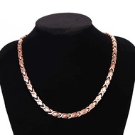 Pure Copper Necklace Chain Link Magnetic Health Energy 53cm High Magnet Therapy Arthritis Jewelry Wo