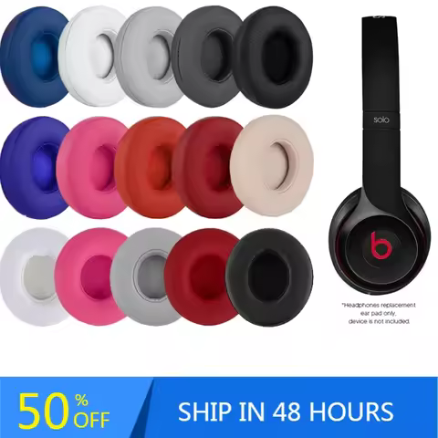 Replacement Ear Pads For Beats Solo 3 Wireless Solo 2 Wired On Ear Headphone Accessories Headset Ear
