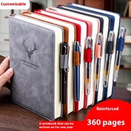 Thick Leather a5 Notebook Notebook Customized Business Set Office Personalized Creative Notepad Cust