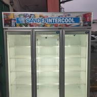SHOWCASE CHILLER 3 PINTU SANDEN INTERCOOL (SECOND)