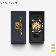 VaVa Voom 2311 Jam Tangan Pria Luxury Stainless Steel Quartz Tahan Air Watch + Kotak Gratis