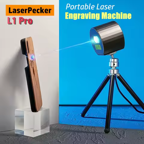 LaserPecker L1 Pro Desktop Laser Engraving Machine Portable Laser Etcher Mini Wood/Paper/Plastic/Lea