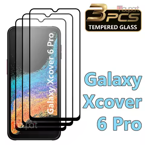3PCS Tempered Glass For Samsung Galaxy Xcover6 Pro Screen Protector Film For Samsung Xcover 6 Pro Gl