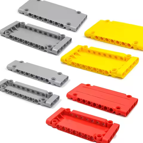 MOC Parts Brick Compatible All brand Technical Parts 64782 15458 Flat Panel Plate 1x5x11 1X3X11 Mech