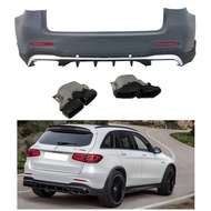 X253 GLC `20 GLC63 Rear Bumper W/Diffuser & Exhaust Tip