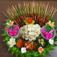 Tumpeng Sate ayam/Sate Ayam/Tampah sate -fresh*
