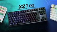 KEYBOARD (คีย์บอร์ด) NUBWO X-LUTION X21 TKL (BLACK) (OUTEMU BLUE SWITCH) (RGB LED) (EN/TH)