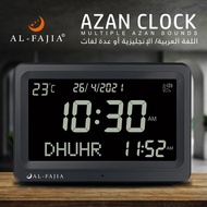 Digital Athan Clock LCD Display Hijri Gregorian Calendars 8 Athan Alarms Supports Powered Ideal Musl