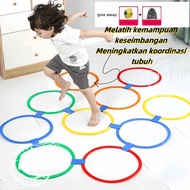 10Pcs Hopscotch Toys 44/38/28cm Educational Toys for Children Indoor and Outdoor Jumping Toys Equipp