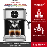 [Limited Stock] Airbot Espresso Coffee Maker Machine CM7000 Steam Milk Froth System Cafe Style Auto 