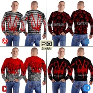 Crewneck Black Veil Brides Band Sweater Fullprint Polyester Jersey Material | BVB-872499510