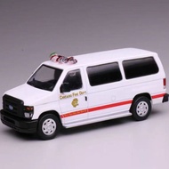 596 1: 64 Ford Chicago Fire Truck Simulation Alloy Car Model Finished Product Collection Ornament Ve