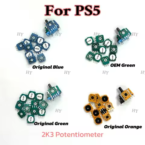 50pcs/lot Analog Joystick 2K3 Ohm Potentiometer Blue/Green Replacement for Dualsense PS5 Controller 