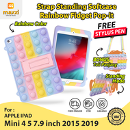 IPad Mini 4 5 7.9 Inch 2015 2019 Soft Case Casing Cover Tali Pop It Kid Lucu