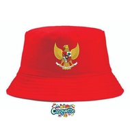 Indonesian Independence Hat HUTRI 79 Years Bucket Hats