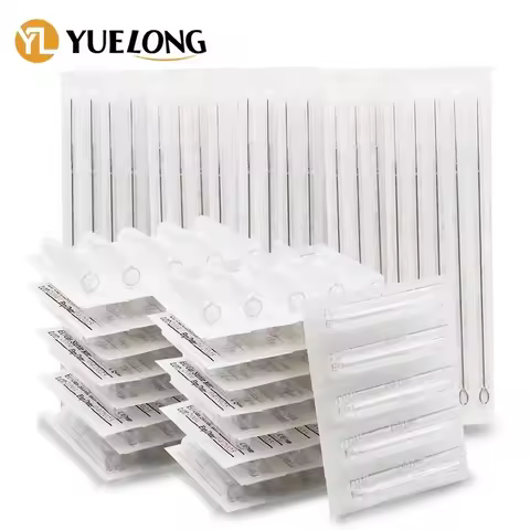 3RL 5RL 7RL 9RL 11RL Size Tattoo Needles and 3/5/7/9/11RT Size Disposable Tattoo Tips Tattoo Kit for