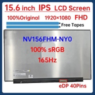 15.6 Inch 165Hz Laptop LCD Screen NV156FHM NY0 NV156FHM-NY0 Display Matrix Panel Replacement 1920x10