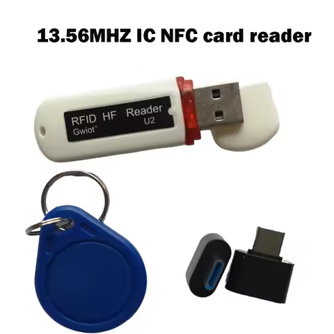 MIni USB RFID 13.56MHZ IC card reader Contactless Proximity Smart Card NFC Reader support Windows/ a