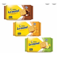 Julie's Lemond Puff Cream Sandwich 170g (1 Pack) (Le-Mond) [Cheddar Cheese/Lemon/Chocolate Hazelnut]Banana Cream