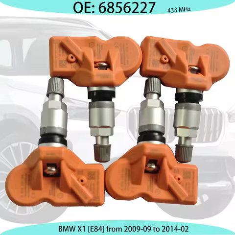 4PCS 6856227 Tire Pressure Sensor 433MHz For BMW X1 [E84] from 2009-09 to 2014-02 Car TPMS 361067900