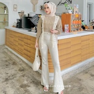 Flare Pants - Highwaist Flare Pants - Women's Semi-Cutbray Culottes