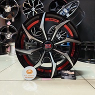 [4PCS] New Sport Rim 15inch RX Racing 15X6.5JJ ET35 8H100/114.3 GBFP+URZ