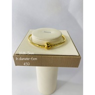 *IN STOCK*Gold Plated Bangle(1c3/18)