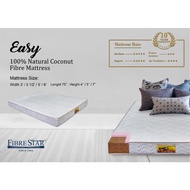 Easy Fibre Star 100% Natural Coconut Fibre Mattress For Back Support Super Single /Single 单人椰丝床褥床垫Free Shipping MCO