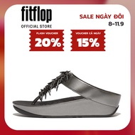Dép Xỏ Ngón Nữ FitFlop RUMBA - Pewter Black - HI7-B06