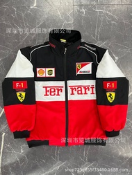 Ferrari Thin F1 Embroidered Racing Suit Tide Riding Suit Jacket Ferrari Jacket European And American