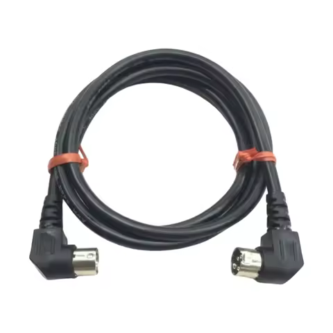 Speaker Link Wire with Two 90 Degree 4 Pin Ends for D1080 D1100 D1090 M200D Series, Black Replacemen