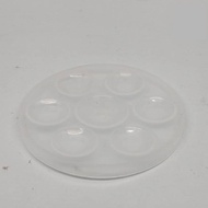 Clear Round Palette Painting Ink Holder Art Art Art Painting Plastic Coaster Plastic Paint Painting 