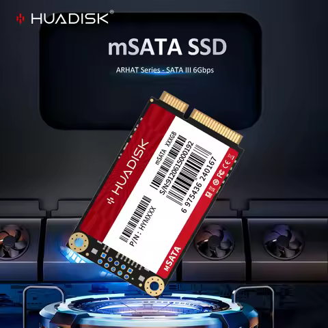 HUADISK Internal Solid State Drive MINI SATA3.0 128GB 256GB 512GB 1TB MSATA SSD Solid State Hard Dri