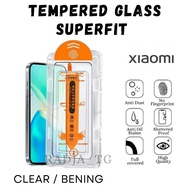 Superfit Tempered Glass Anti-Fail to Install - Anti-Scratch Clear Glass / Tg Clear Pack Orange Redmi
