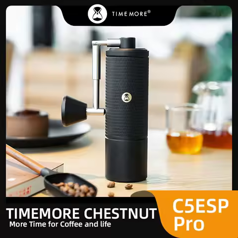 TIMEMORE Chestnut C5 ESP PRO Espresso Manual Hand Coffee Grinder Adjustable Steel Core Burr SendClea