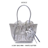 พร้อมส่ง - MERGE A Day Bag Mini in glitter 4 สีใหม่