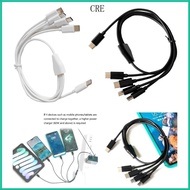 CRE 1 to 4 Type-C Extension Cord For Phone Tablets Charging Cable 50cm 19 68in