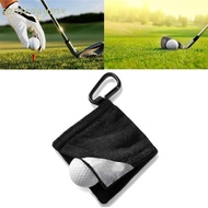 SOMEDAYMX Hook Golf Towel With Carabiner Golf Cleaning Kit Cleaning Towels Fine Workmanship Portable Cleaner Kit Cleaning Tool Cleans Clubs Balls Cotton Golf Accessories/Multicolor