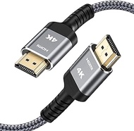 Highwings 4K@60Hz HDMI Cable 9ft, 2.0 18Gbps HDMI Cable Nylon Braided - Supports Ethernet, 4K HDR, 2160p 1080p 3D HDCP 2.2 ARC HDTV Projector Monitor PS 3/4 Blu-ray